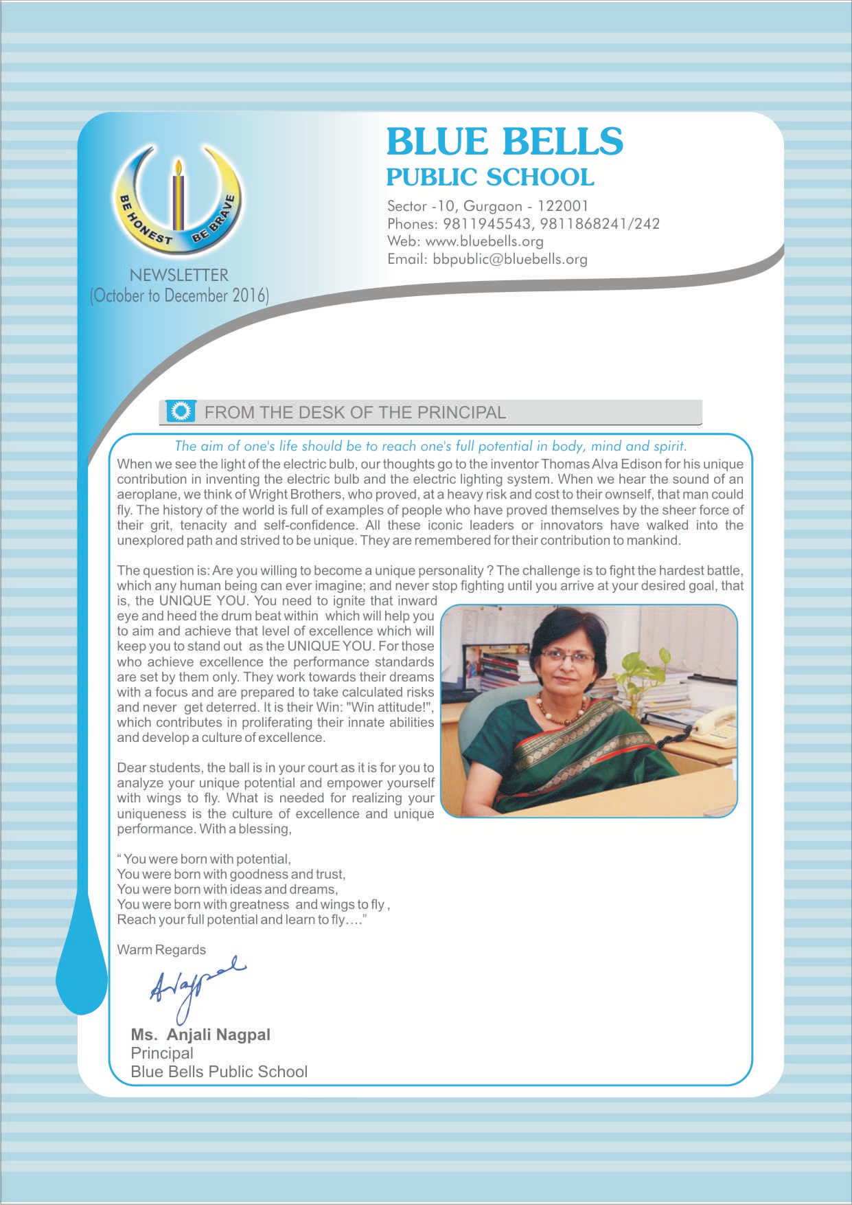 October to December 2016